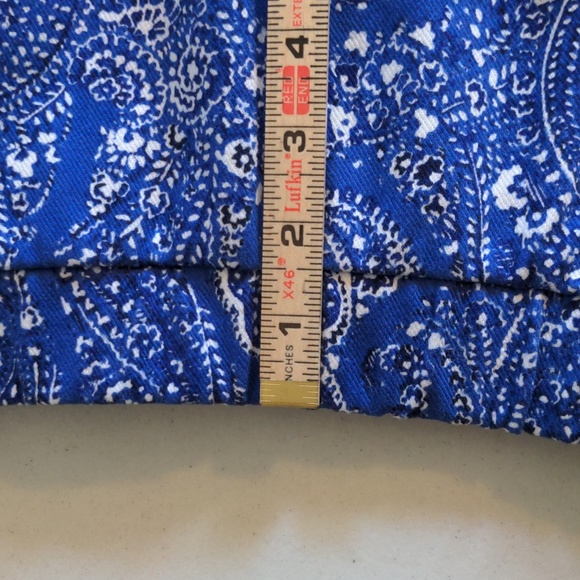 Isaac Mizrahi Live Always Isaac Size M Pull On Waist Bandana Paisley Skort - Picture 11 of 13